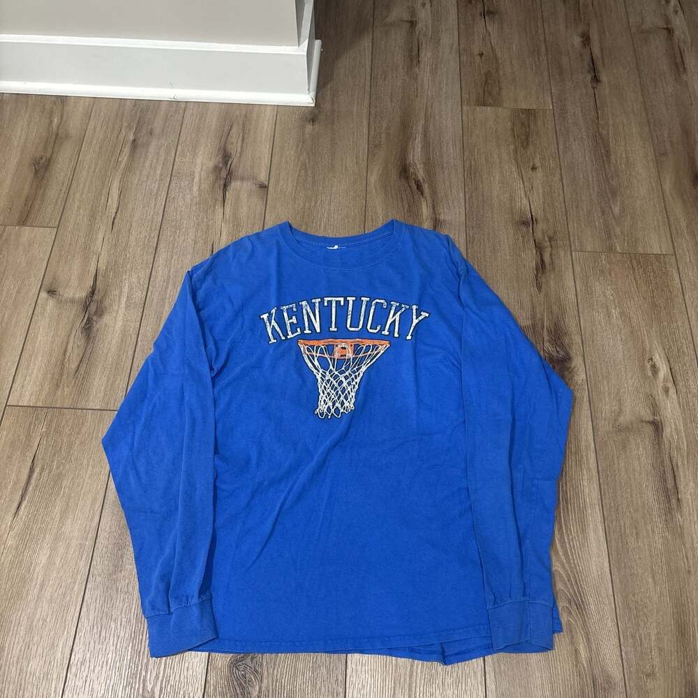 Vintage Kentucky Wildcats UK Long Sleeve Men XL Blue